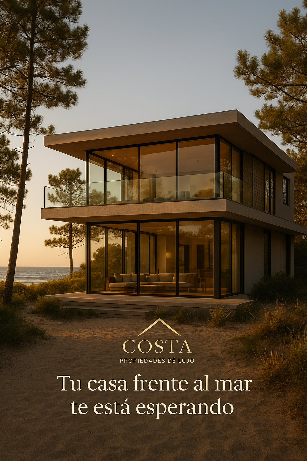 Arquitectura moderna de lujo en Pinamar